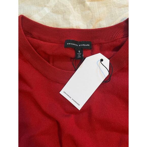 Universal standard red‎ crewneck sweater women’s XL/ 1X new with tags - Picture 3 of 9